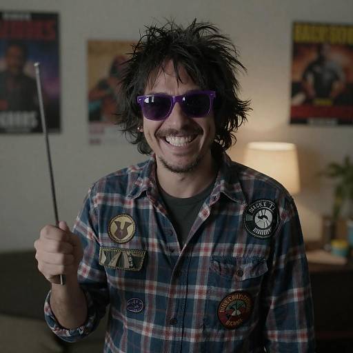 Quirky Portrait of a Unique Character