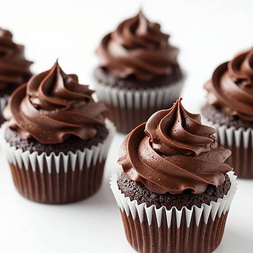Decadent Chocolate Cupcakes with Glossy Frosting