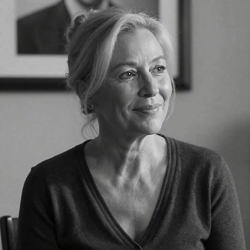 Elegant Portrait of a Smiling Woman