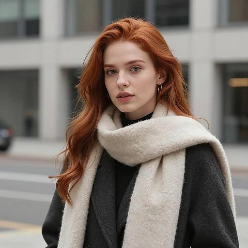 Confident Young Woman in Urban Setting