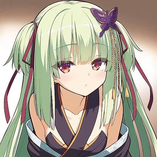 Illustration of Murasame (senren), senren banka in the style of Sabaku chitai