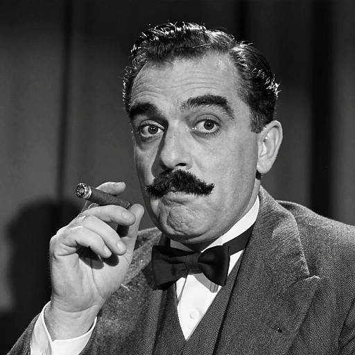 Vintage Groucho Marx Comedy Portrait