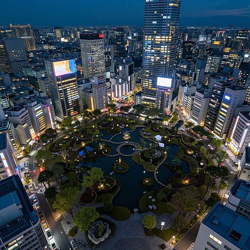 Neon Cyberpunk Zen Metropolis