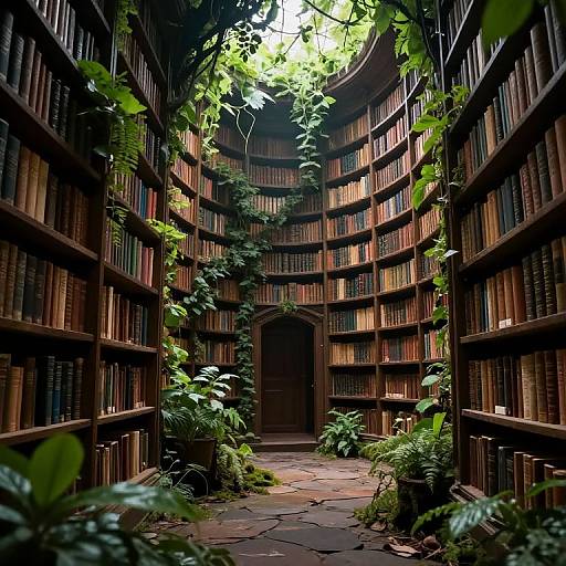 Ethereal Library of Ancient Wisdom