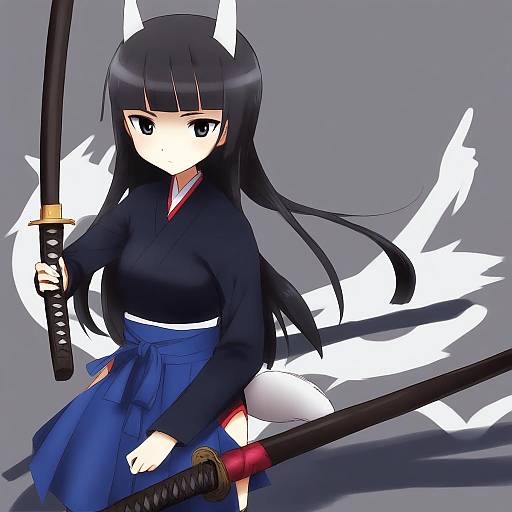 Illustration of Anabuki tomoko, world witches series in the style of Migihidari (puwako)