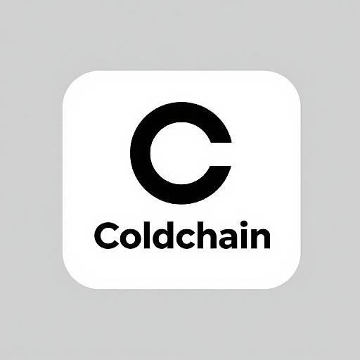 Minimal Edgy Logo for Coldchain