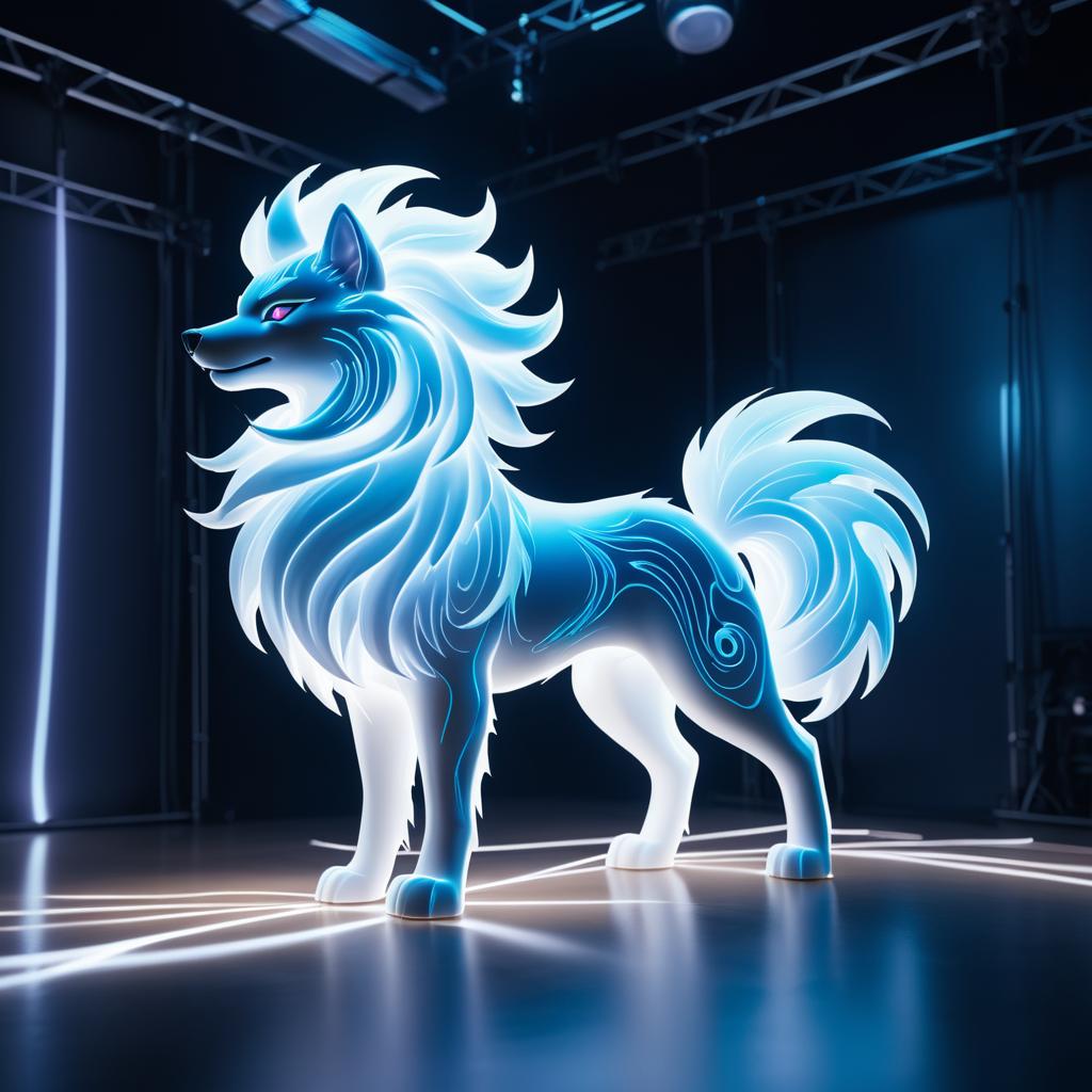 Epic Haunted Ninetales: Cinematic Lighting