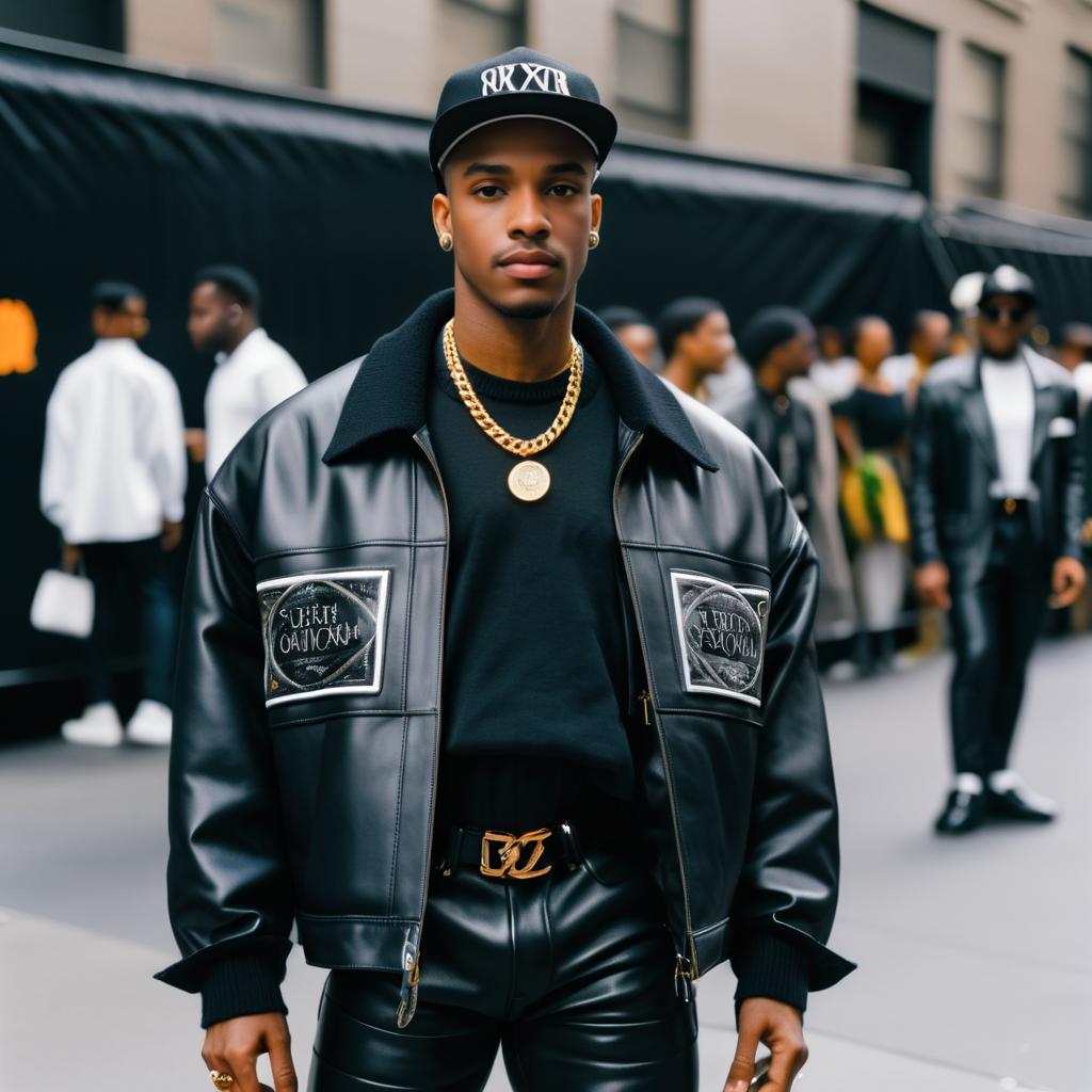 High Fashion Streetwear Model in NYC