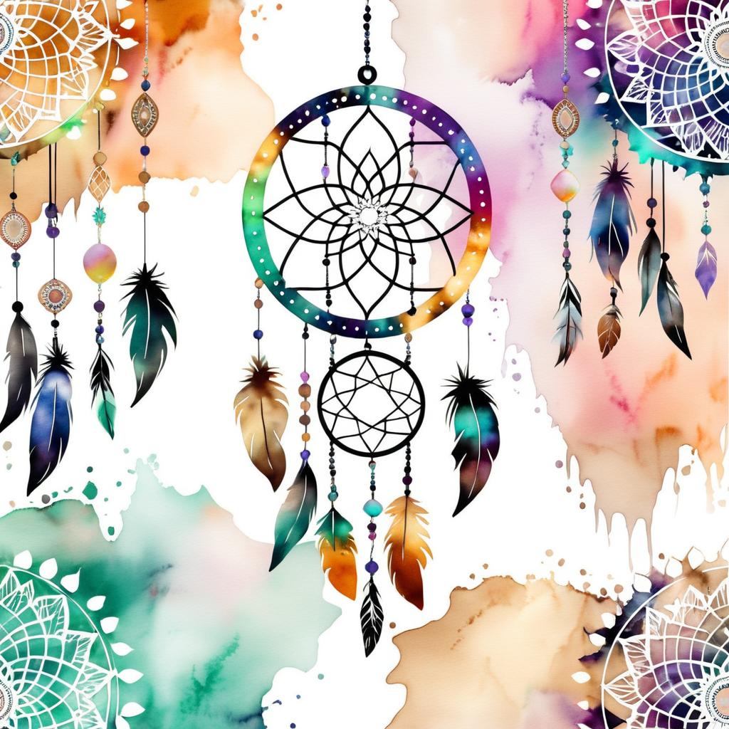 Bohemian Chic Ketamine Abstract Wallpaper