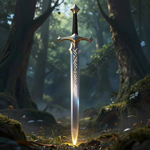 Epic Fantasy Longsword Concept Art