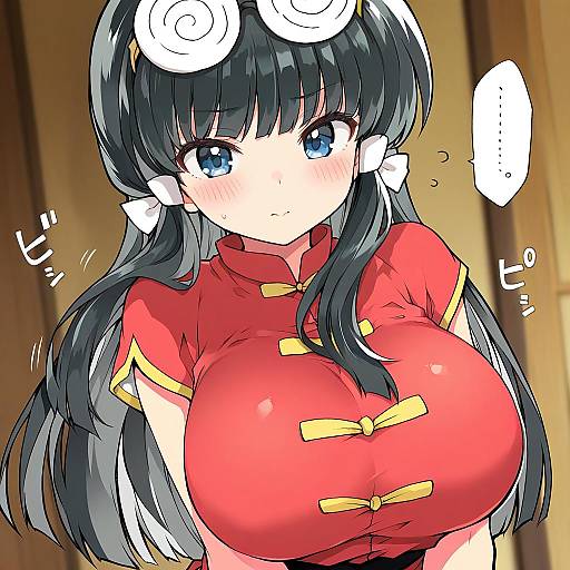 Illustration of Mousse (ranma 1/2), ranma 1/2 in the style of Kamiyoshi rika