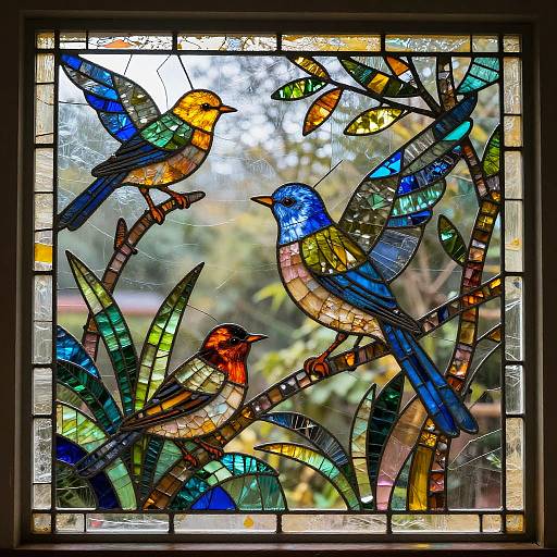 Wildlife Photo to Stained Glass Art