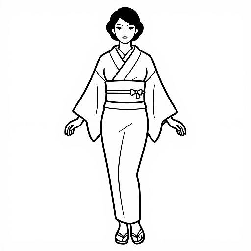 Elegant Symmetry Coloring Page Design