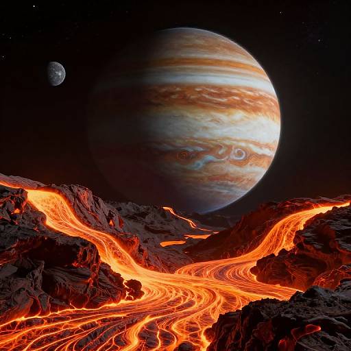 Cosmic 3D Celestial Landscape