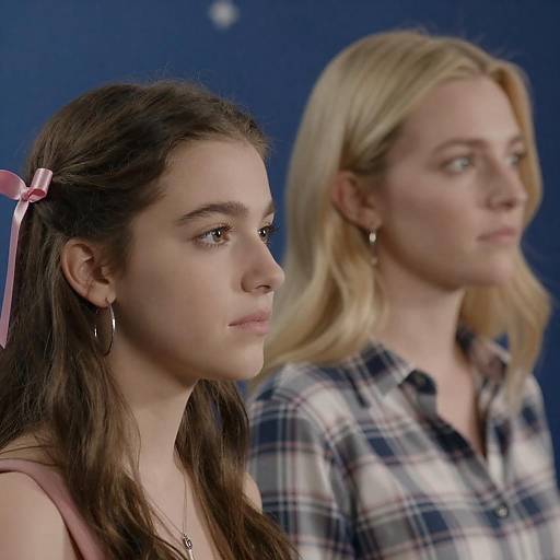 Focused Expressions of Two Women