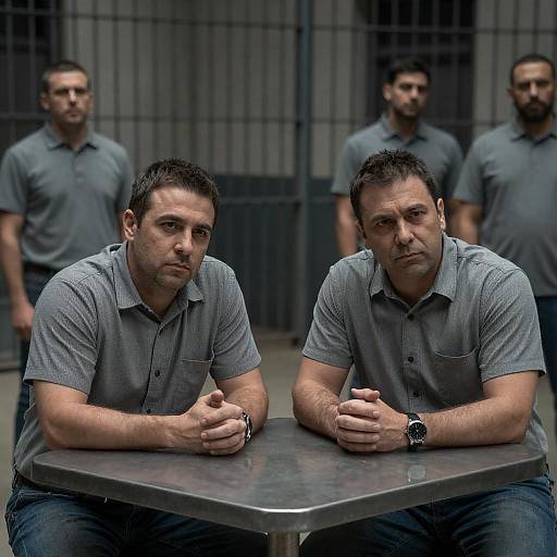 Stripes and Silence: Prison Yard Meeting