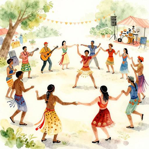 Cultural Diffusion: Unity in Dance and Music