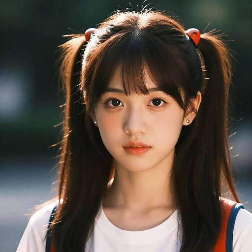 Cinematic Portrait of Innocent Young Woman