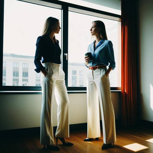 Two Professional Women in Office