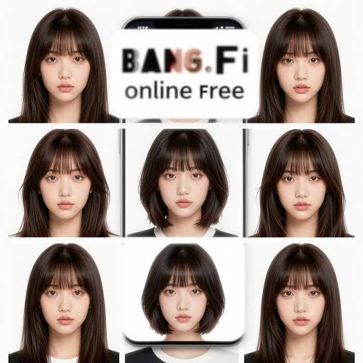 Creative Bangs Filter Digital Collage