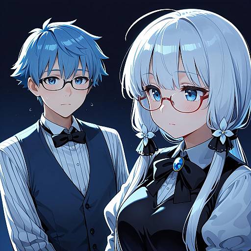 Illustration of Hans christian andersen (fate), fate (series) in the style of Junsuina fujunbutsu