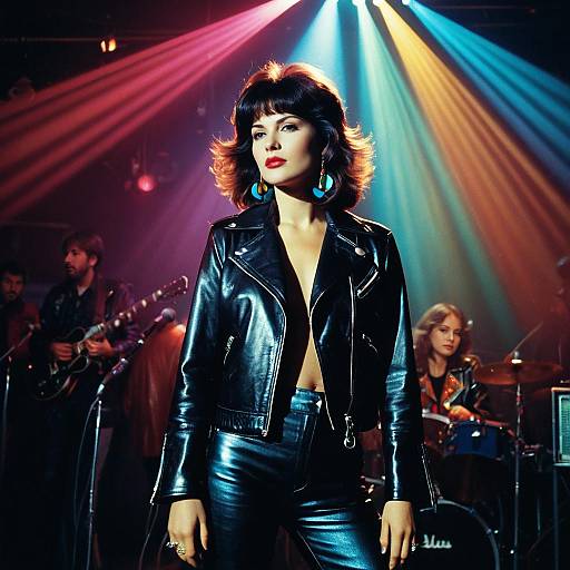 Vintage Disco Fashion with Retro Shag Style