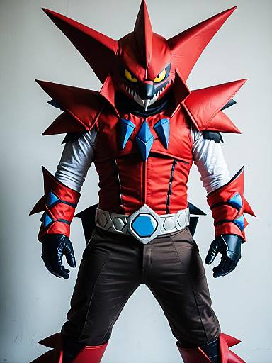 Man Cosplaying as Zavok