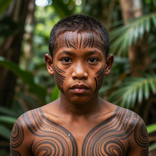 Tribal Podog Portrait in Jungle
