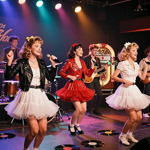 50's Rock and Roll Concert Vibes