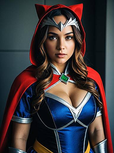 Photorealistic Mariah Mallad Cosplay Portrait