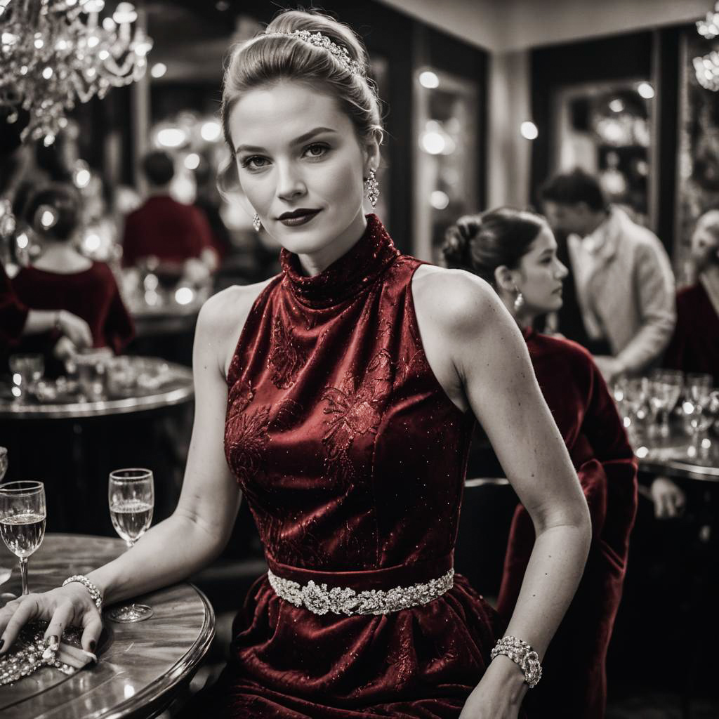 Elegant Holiday Chic in Roaring Twenties