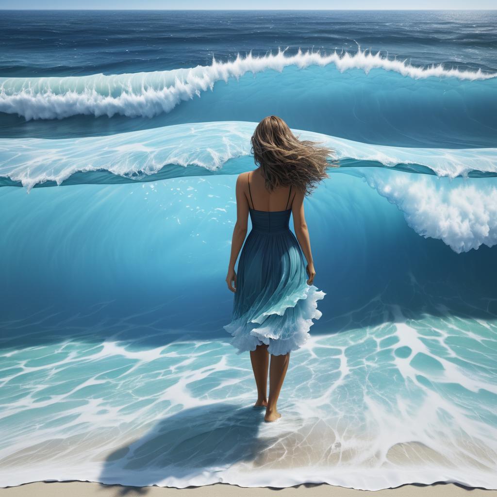 Personification of the Ocean: A Photorealistic Portrait