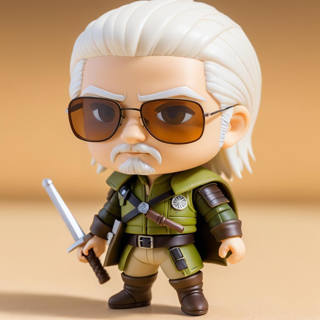 Geralt Nendoroid Figure Product Photography