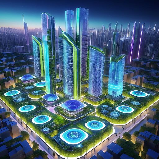 Futuristic Kinetic Energy City Design Futuristic Kinetic Energy City Design