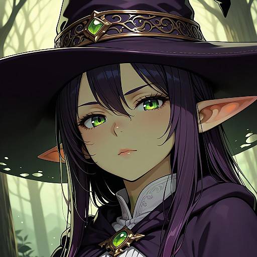 Portrait of a Disappointed Elf Witch