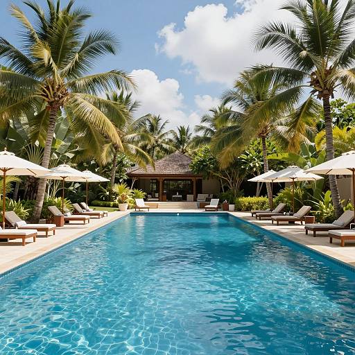 Luxury Tropical Resort Pool