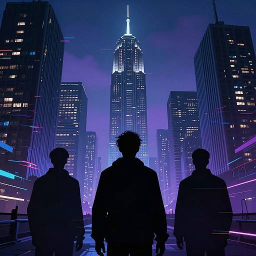 Dystopian AI Movie Cover Art