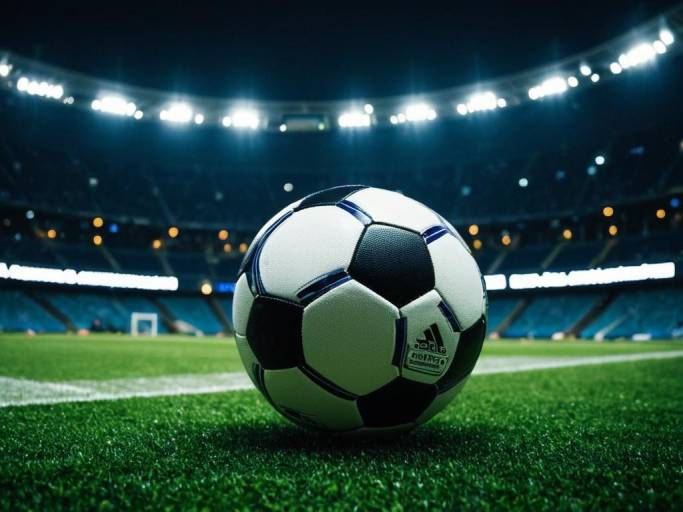 Vibrant Football Stadium Wallpaper Design