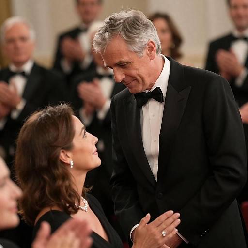 Elegant Couple at Formal Event