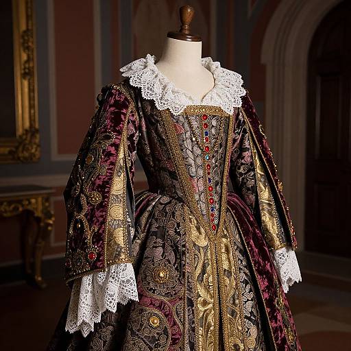 Renaissance Costume in Jewel Tones