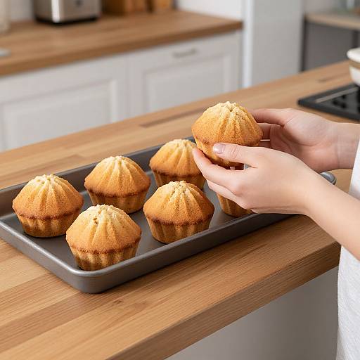 Cozy Kitchen with Fresh Rock Cakes