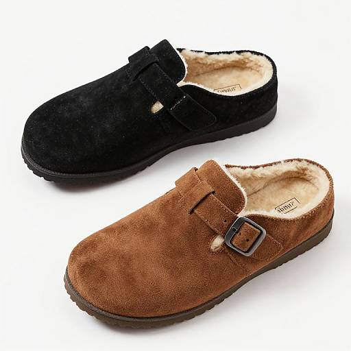 Men's Suede Slip-On Slippers
