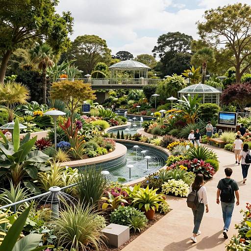 AI-Enhanced Public Botanical Garden Design