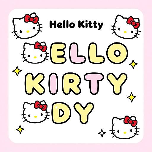 Hello Kitty Kawaii Font Generator