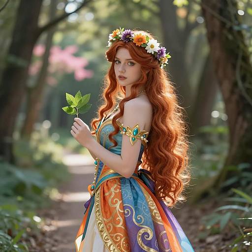 Ethereal Demeter Goddess Cosplay Art