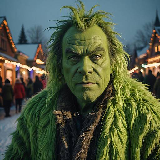 Sinister Grinch in Whoville Town Square