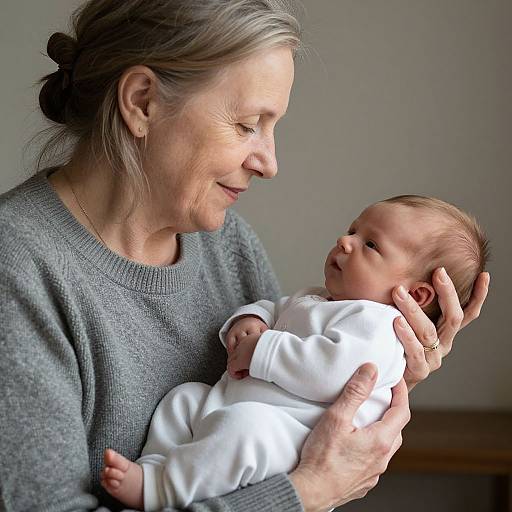 Timeless Embrace of Youth and Wisdom