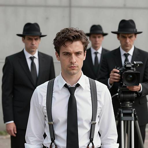 Dramatic Film Set Photograph Capture