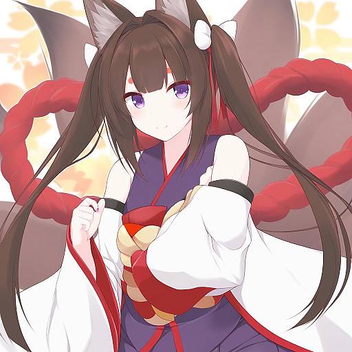 Illustration of Amagi-chan (azur lane), azur lane in the style of Ruton-niki
