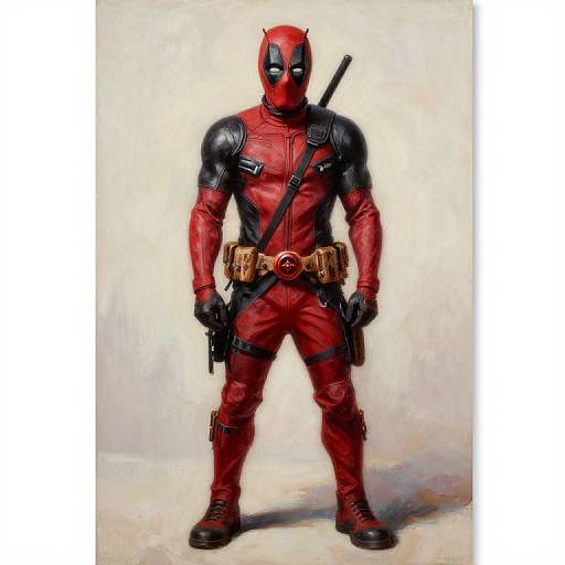 Deadpool in Hypebeast Balenciaga Portrait